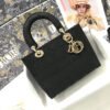 Dior Medium Lady D-Lite Black Hand Bag