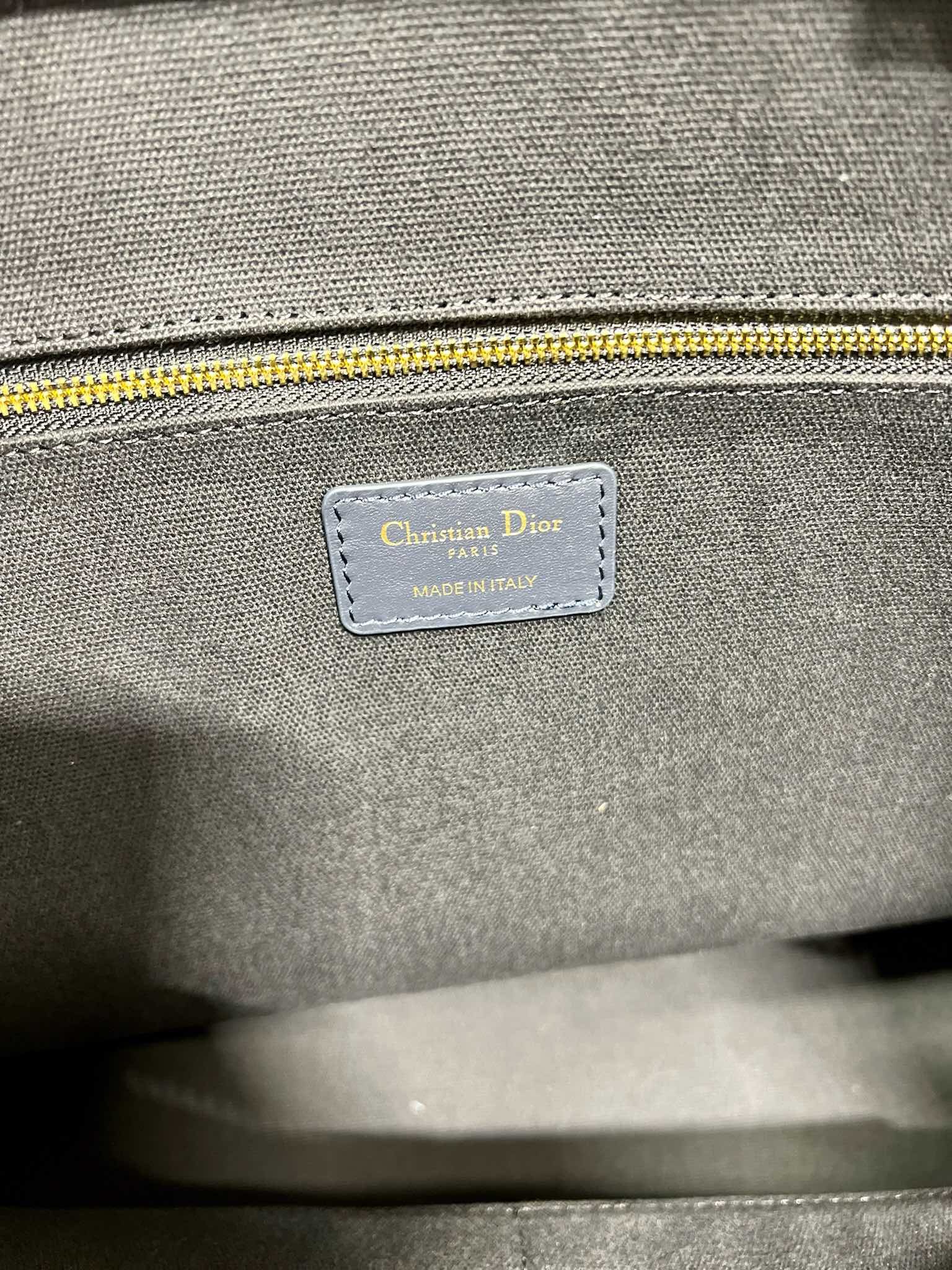 Dior Large Book Tote Blue Hand Bag - Image 8