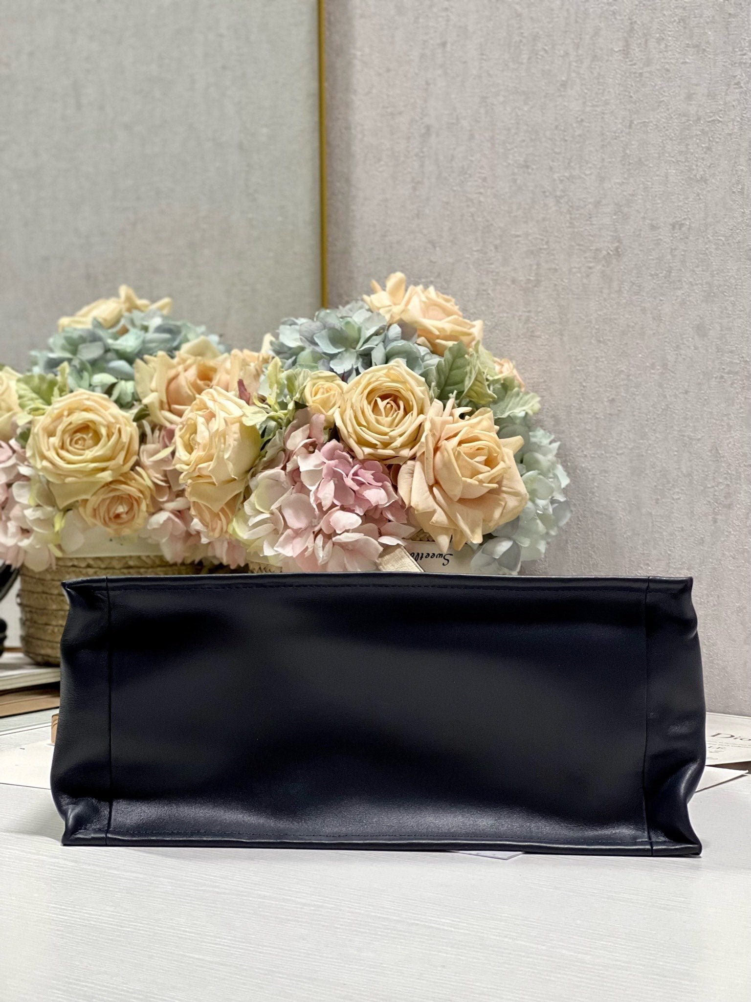 Dior Medium Book Tote Blue Hand Bag - Image 6