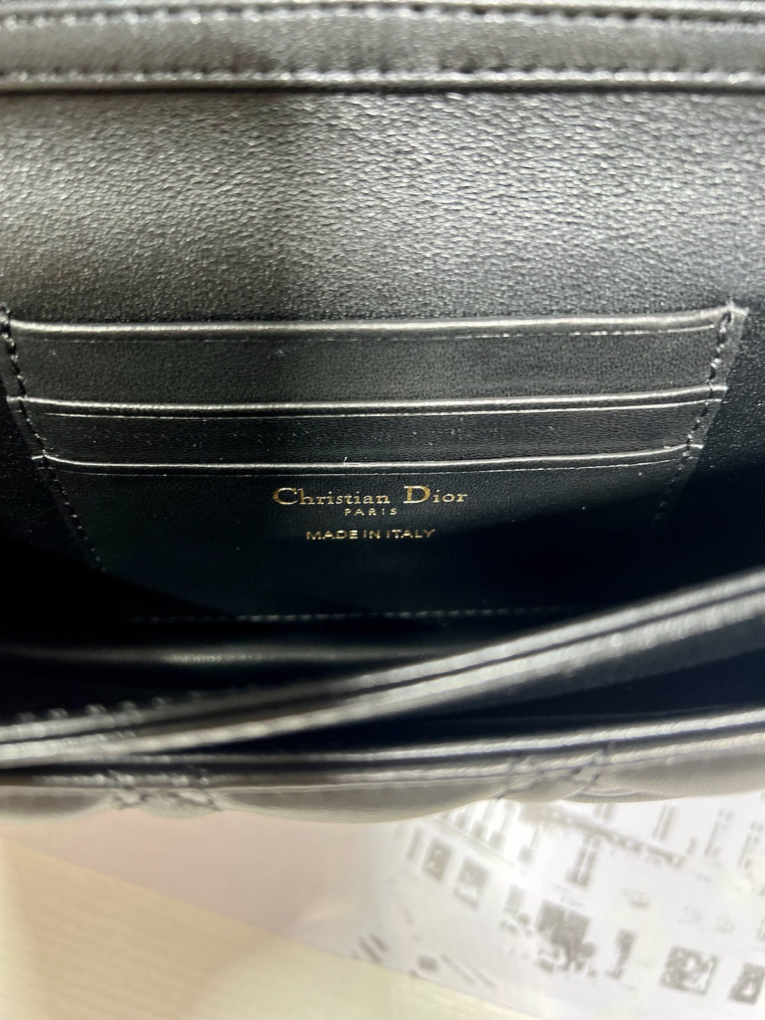Dior Miss Lady Butterfly Stud Black Hand Bag - Image 8