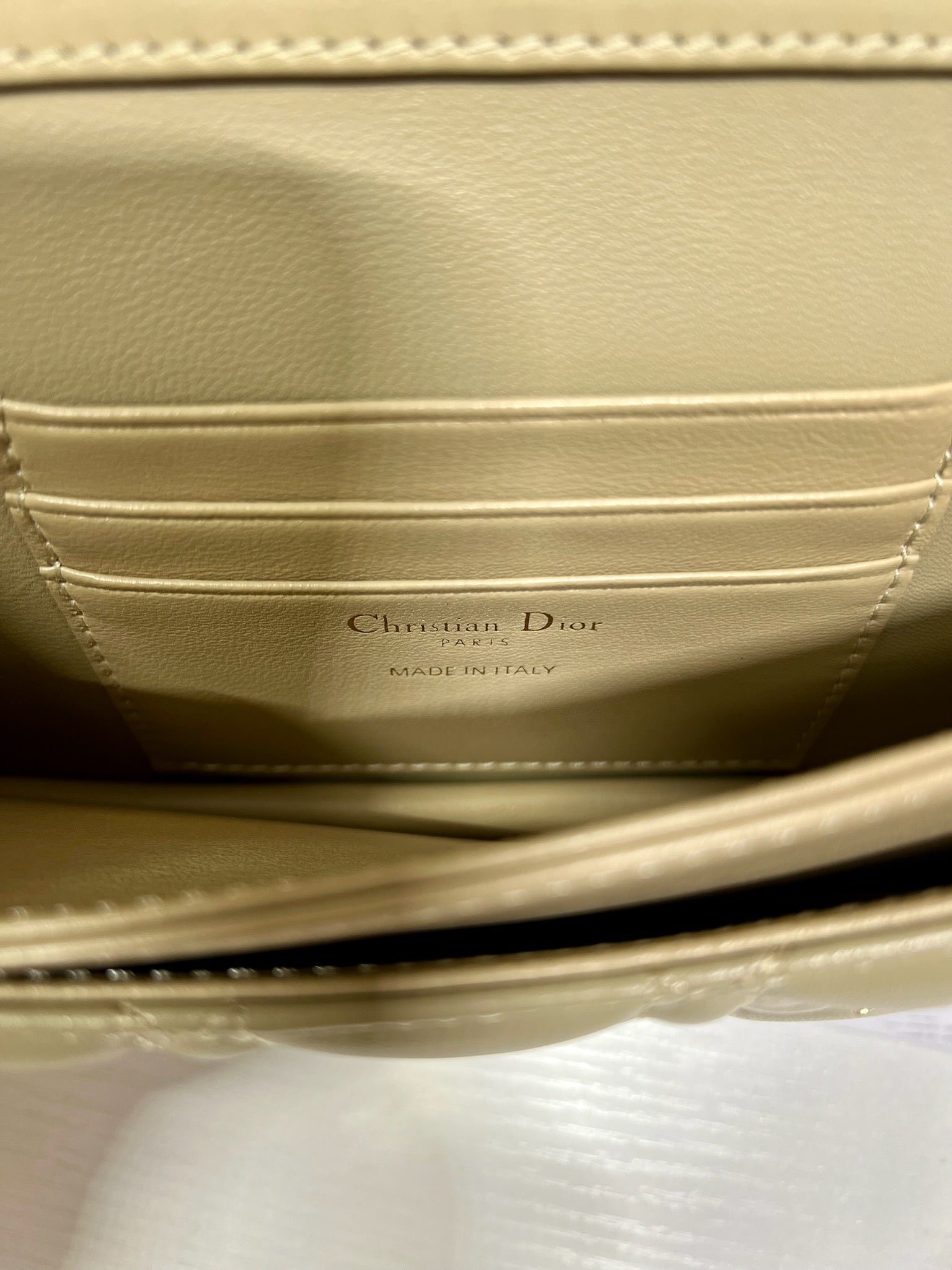 Dior Miss Lady Butterfly Stud Olive Hand Bag - Image 8