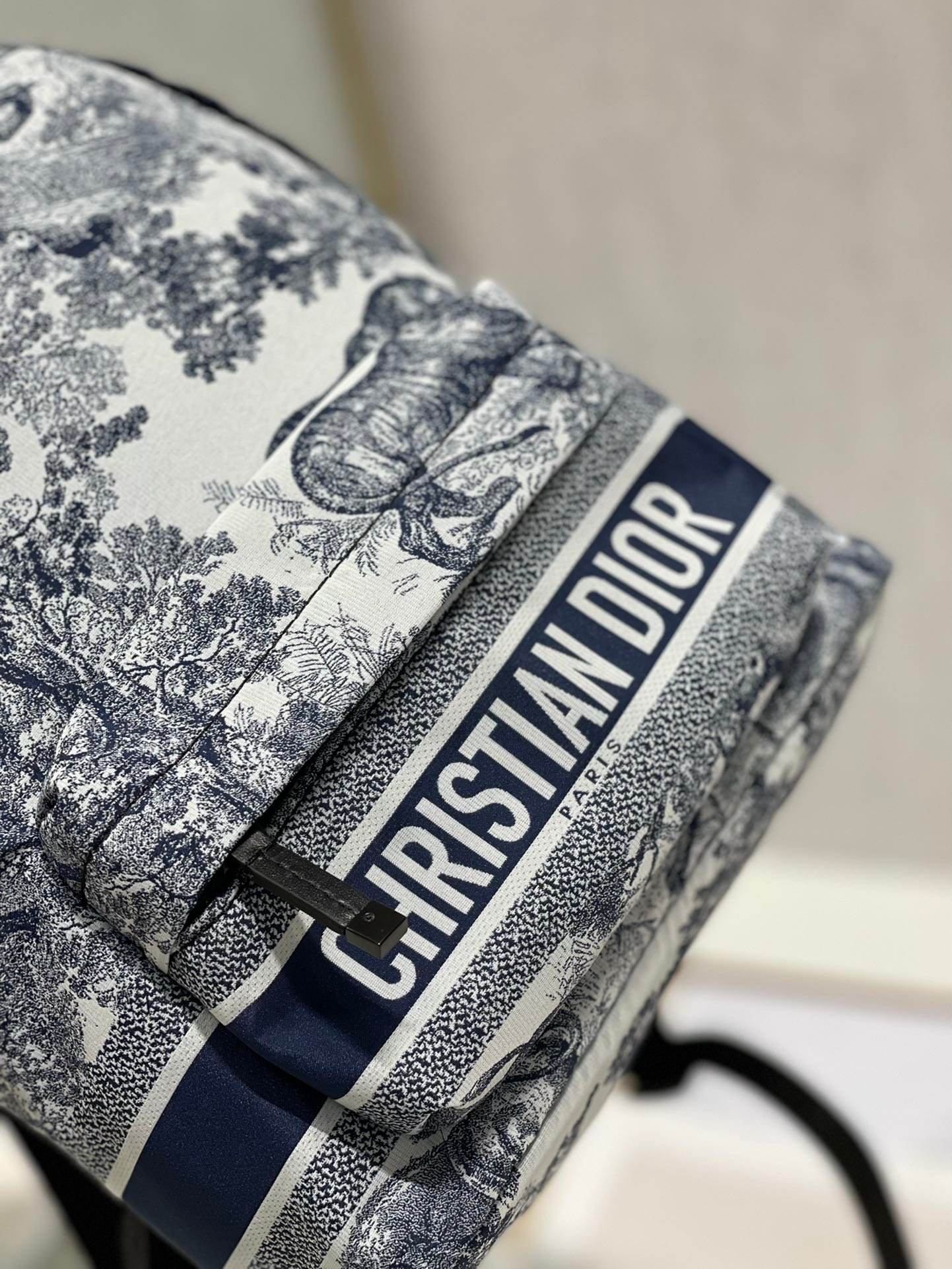 Dior Travel Backpack White Blue Hand Bag - Image 6