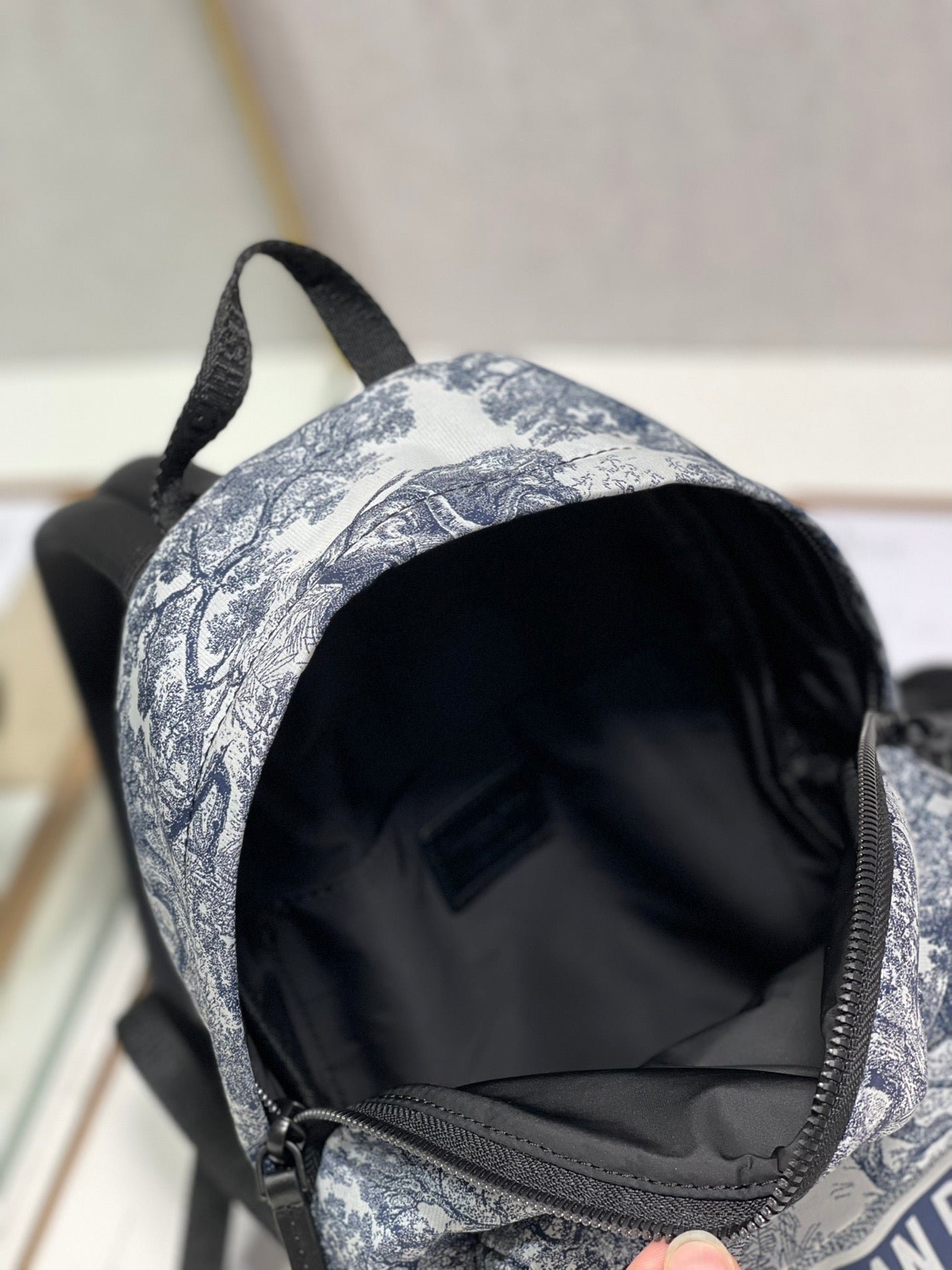 Dior Travel Backpack White Blue Hand Bag - Image 7