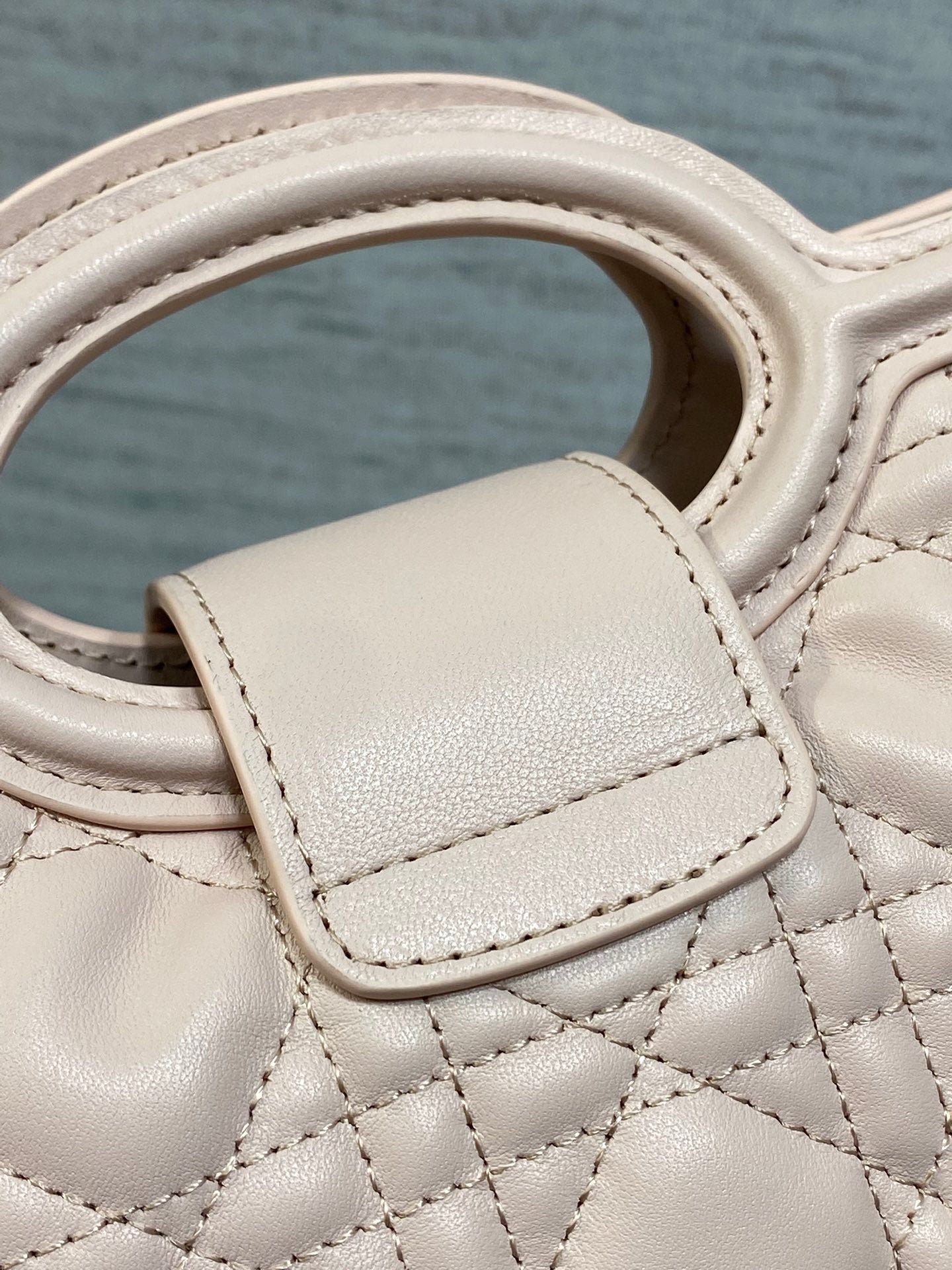Dior Jolie Top Handle Mini Bag Pink Cowhide - Image 4