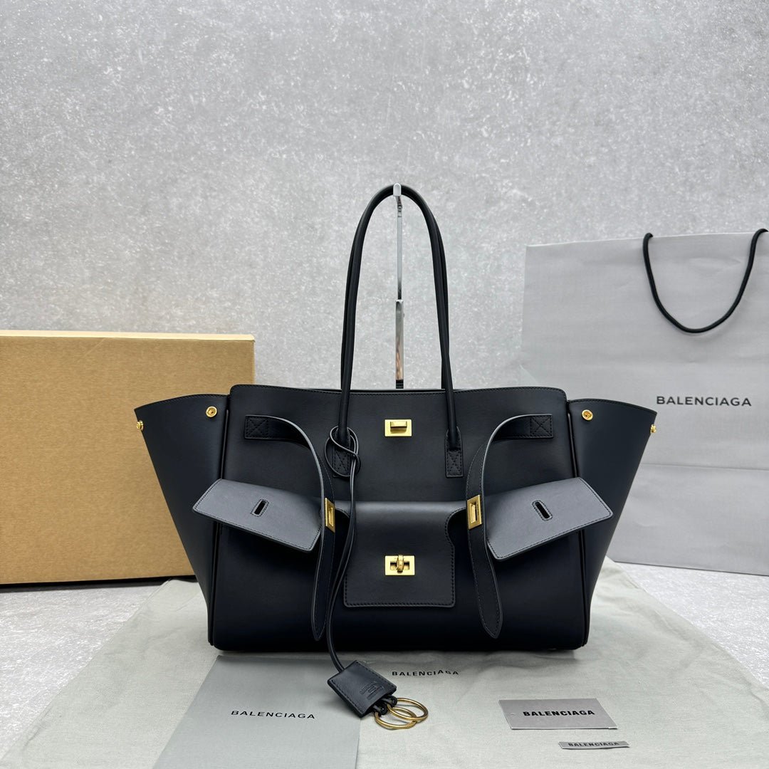 Balenciaga Bel Air 30cm Black Lambskin