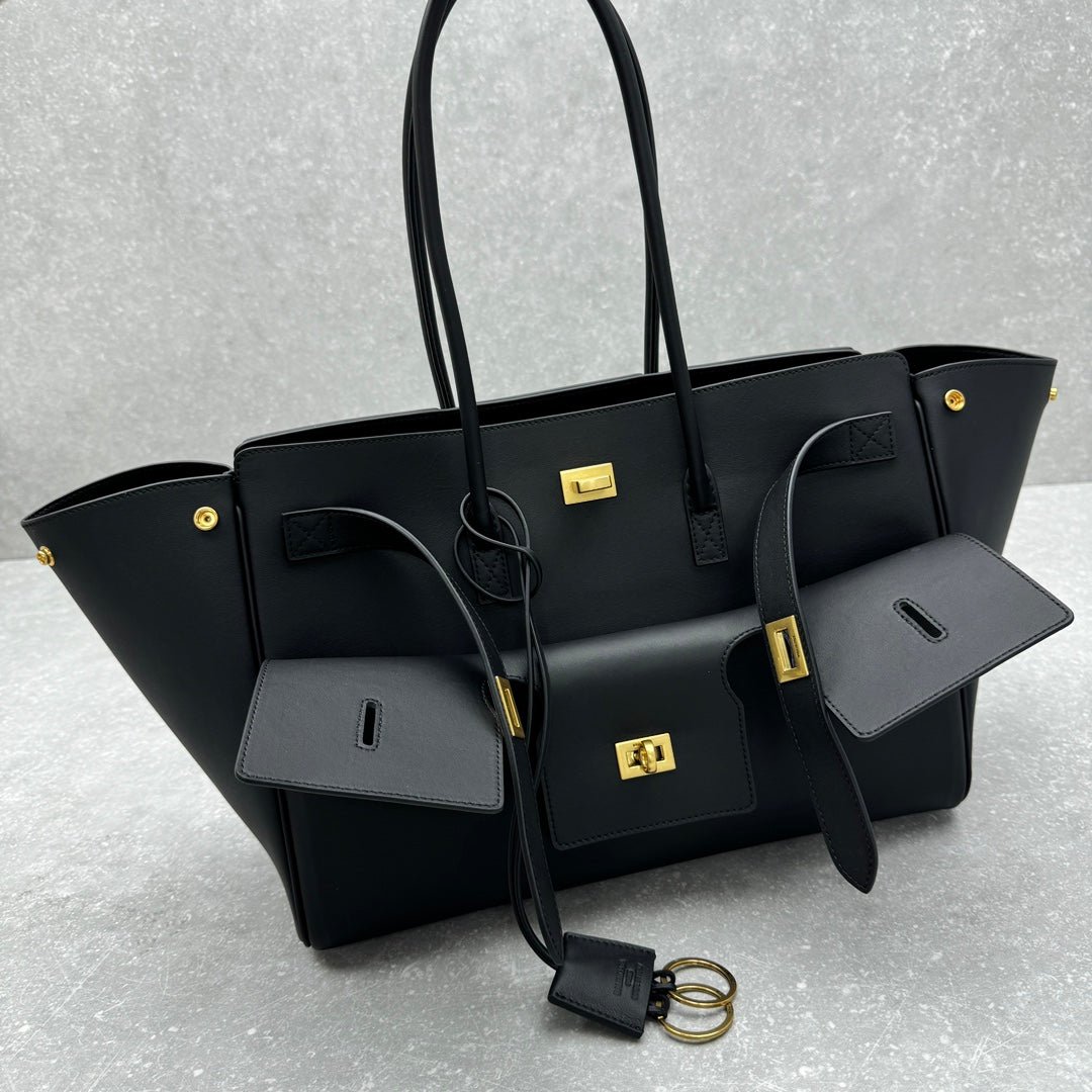 Alternative view of Balenciaga Bel Air 30cm Black Lambskin