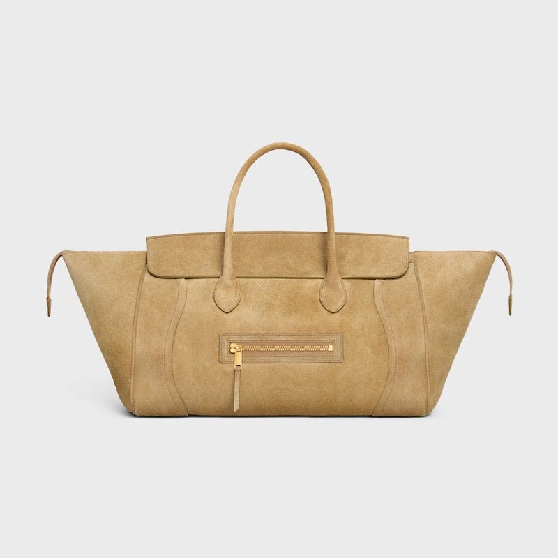 Celine Vertical Triomphe Canvas Tote