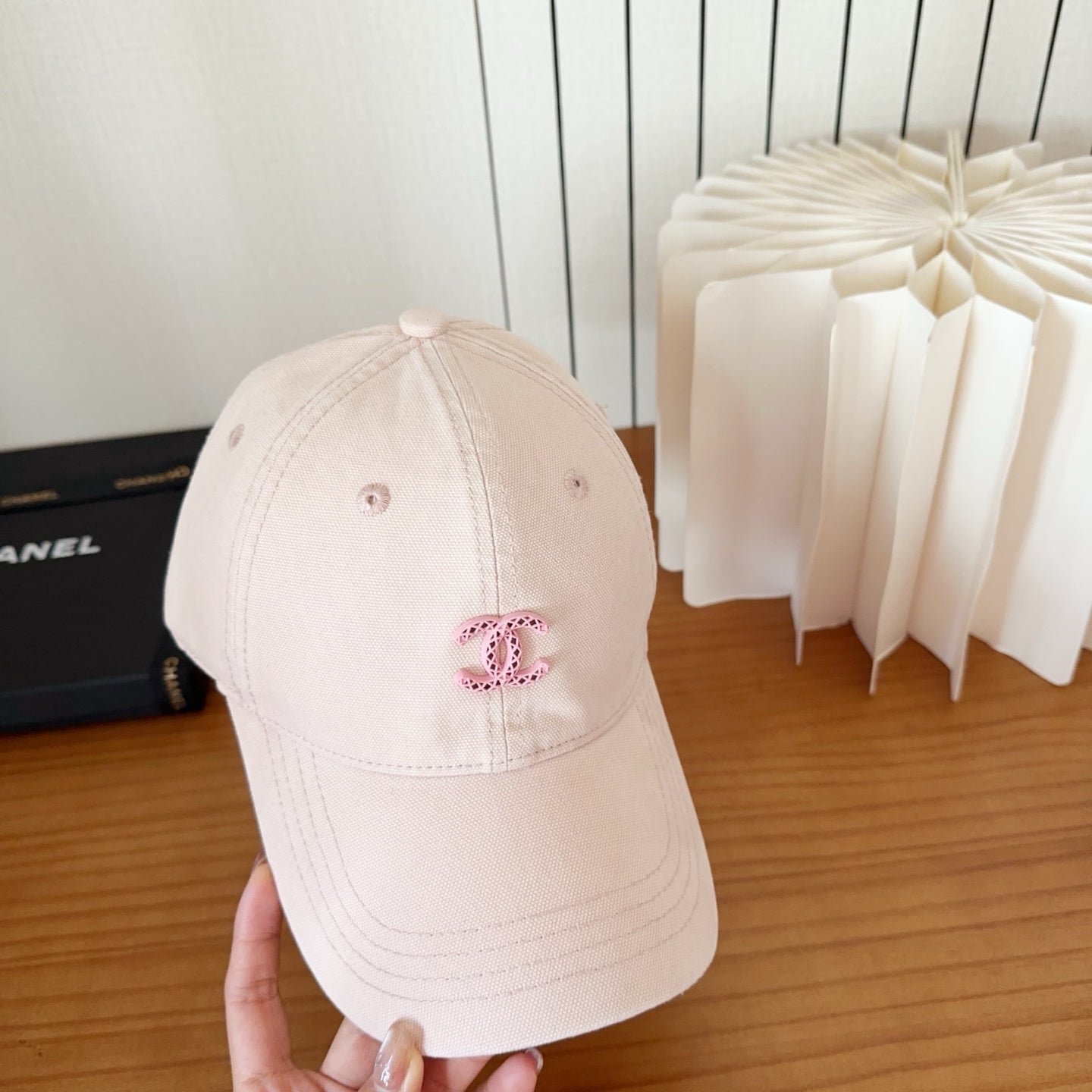 Alternative view of Chanel New Baseball Cap Pink in Cotton 960122