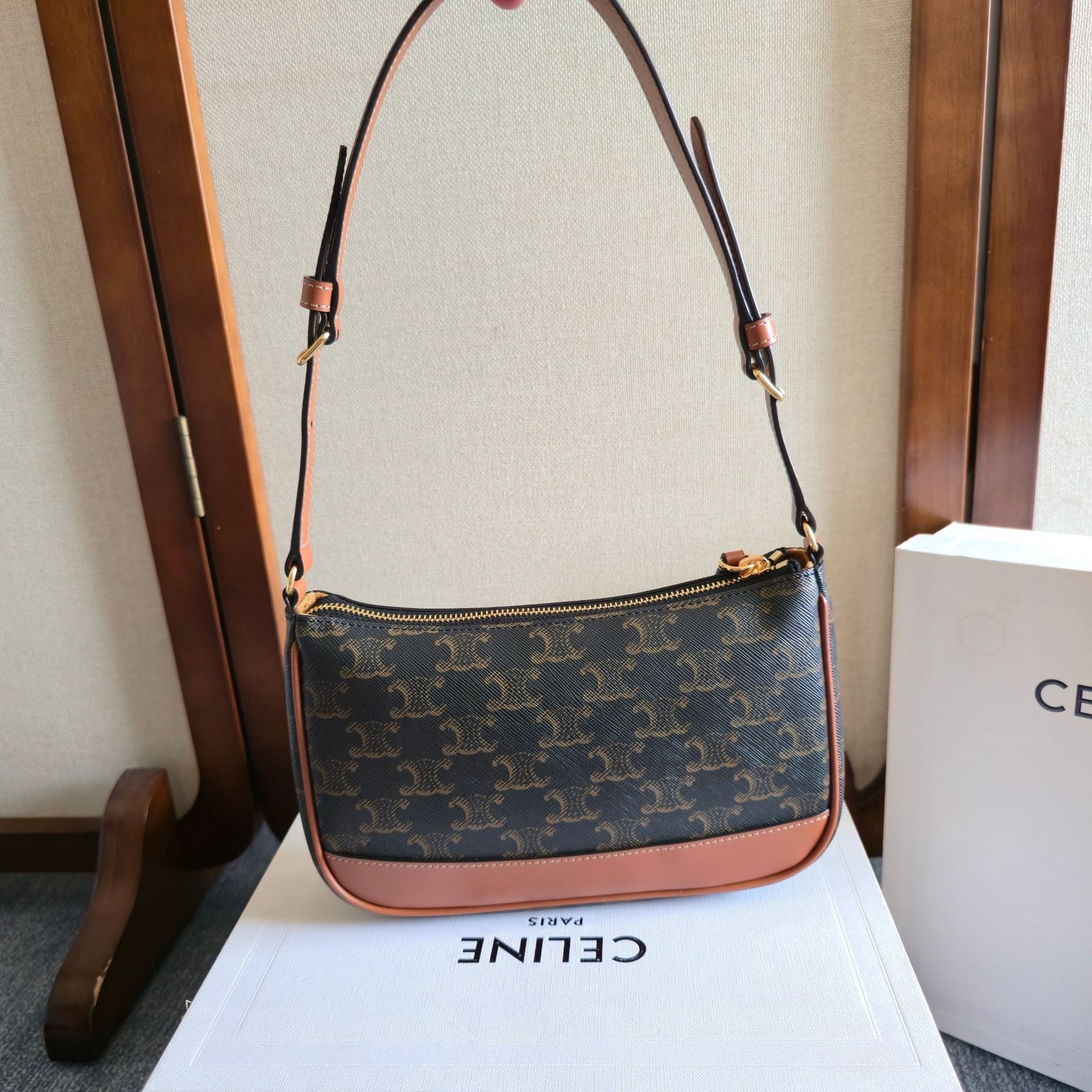 Celine Mahjong PVC Shoulder Bag - Image 3