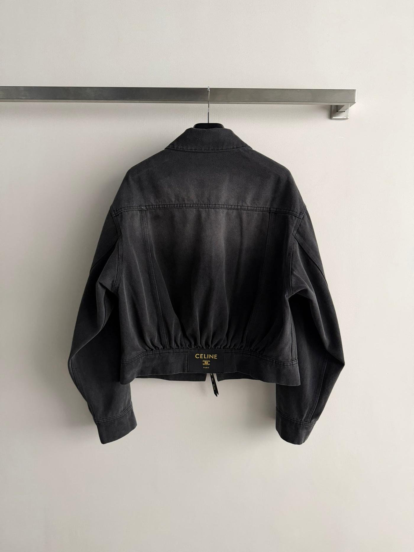 Alternative view of Celine 26SS Black Denim Jacket 882446