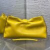 Dior Bow Chain Series Bright Yellow Lambskin Bag