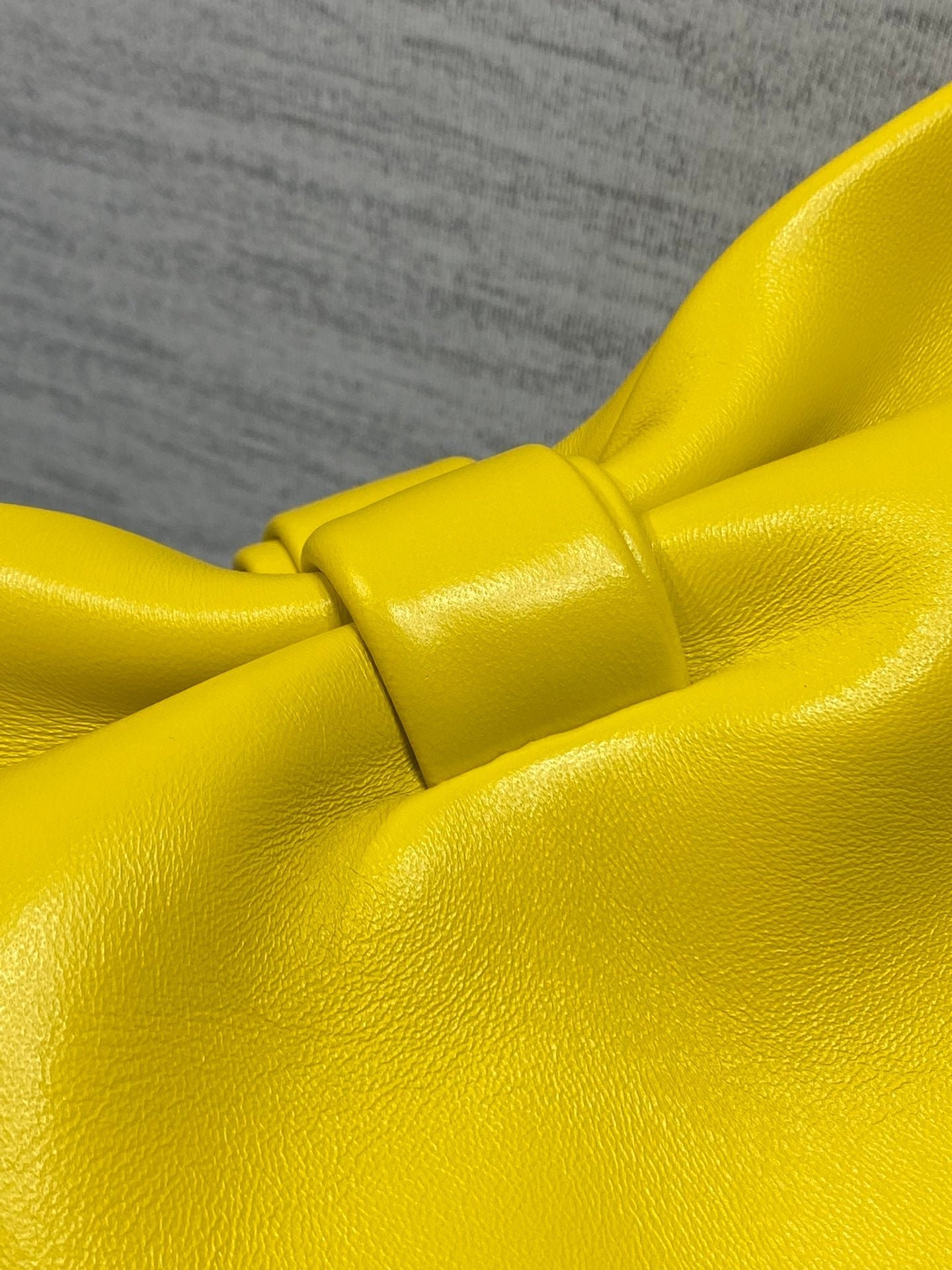 Dior Bow Chain Series Bright Yellow Lambskin Bag - Image 6
