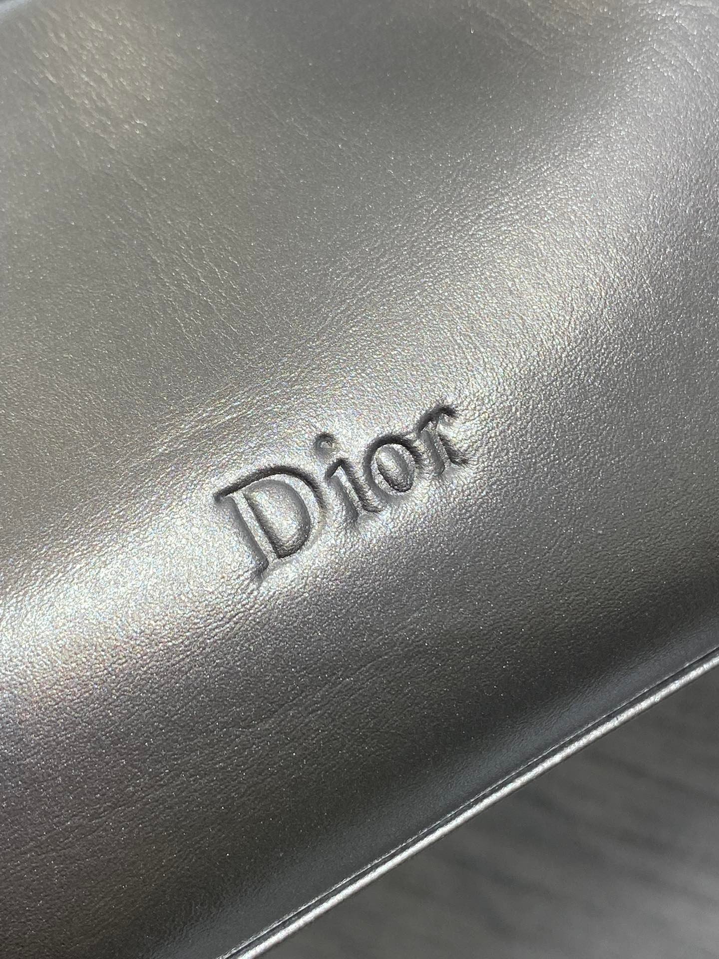 Dior Bow Chain Series Shiny Silver Lambskin Bag - Image 4
