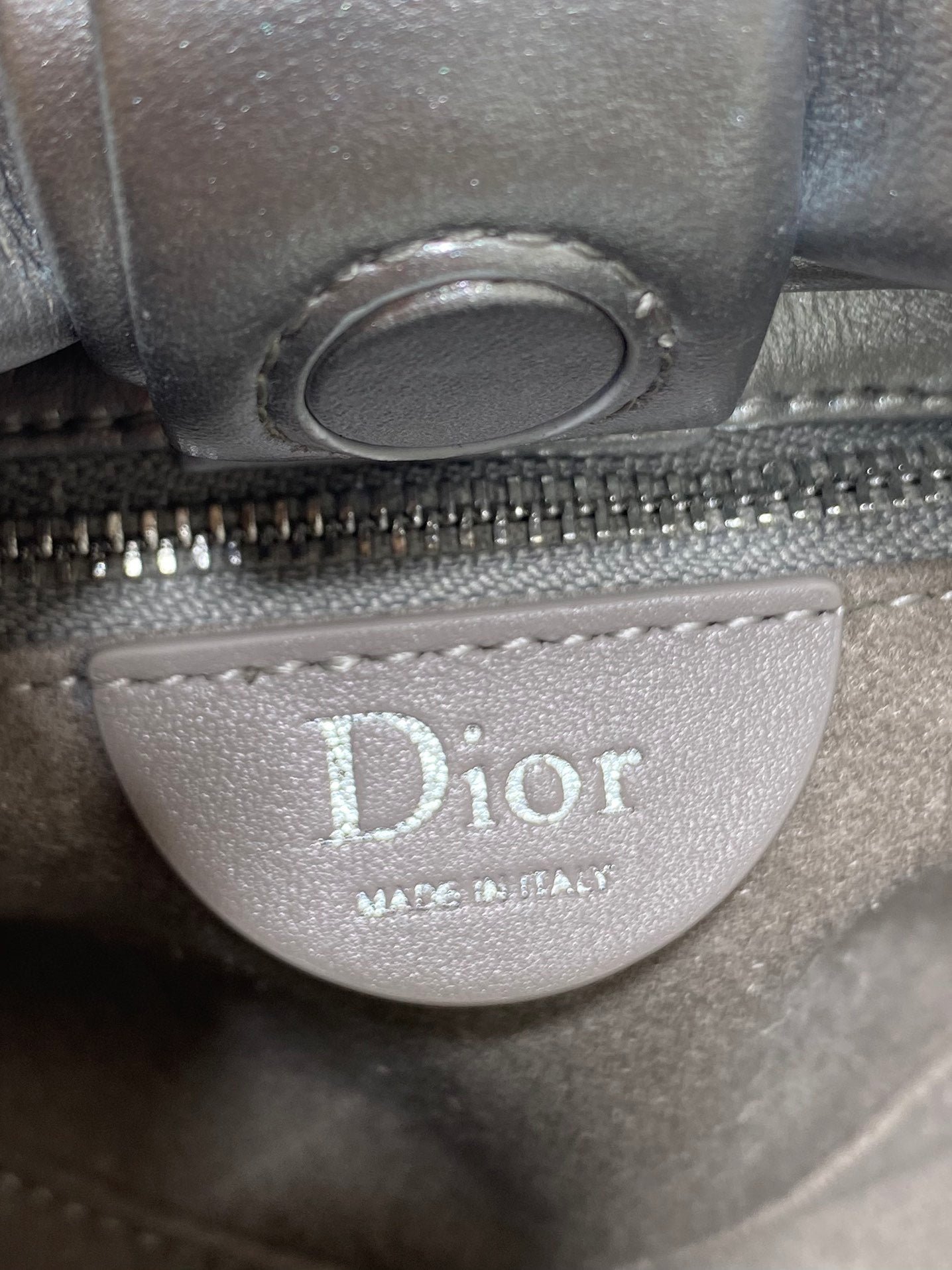 Dior Bow Chain Series Shiny Silver Lambskin Bag - Image 10