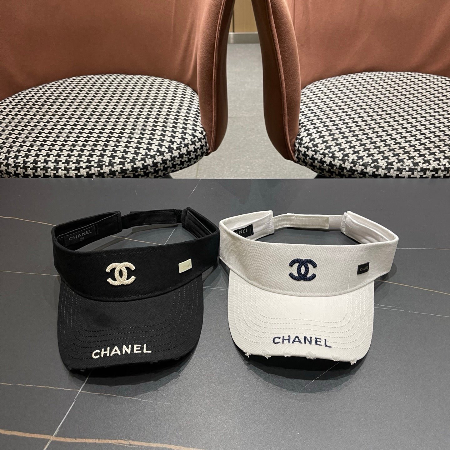 Alternative view of Chanel Baseball Cap White in Canvas 205289