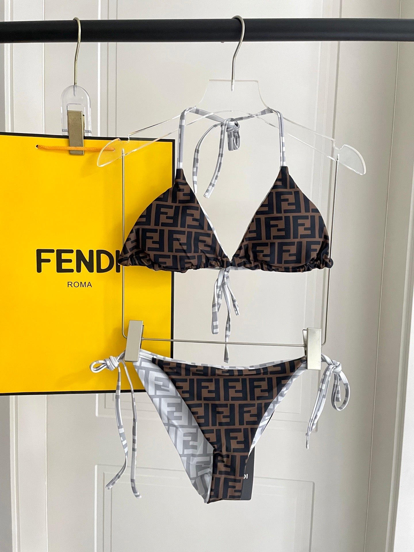 Alternative view of Fendi FF Print Bikini Set