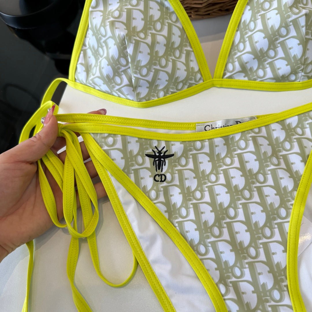 CD 26s Two-Piece Bikini Yellow in Polyamide 241815 - Image 6