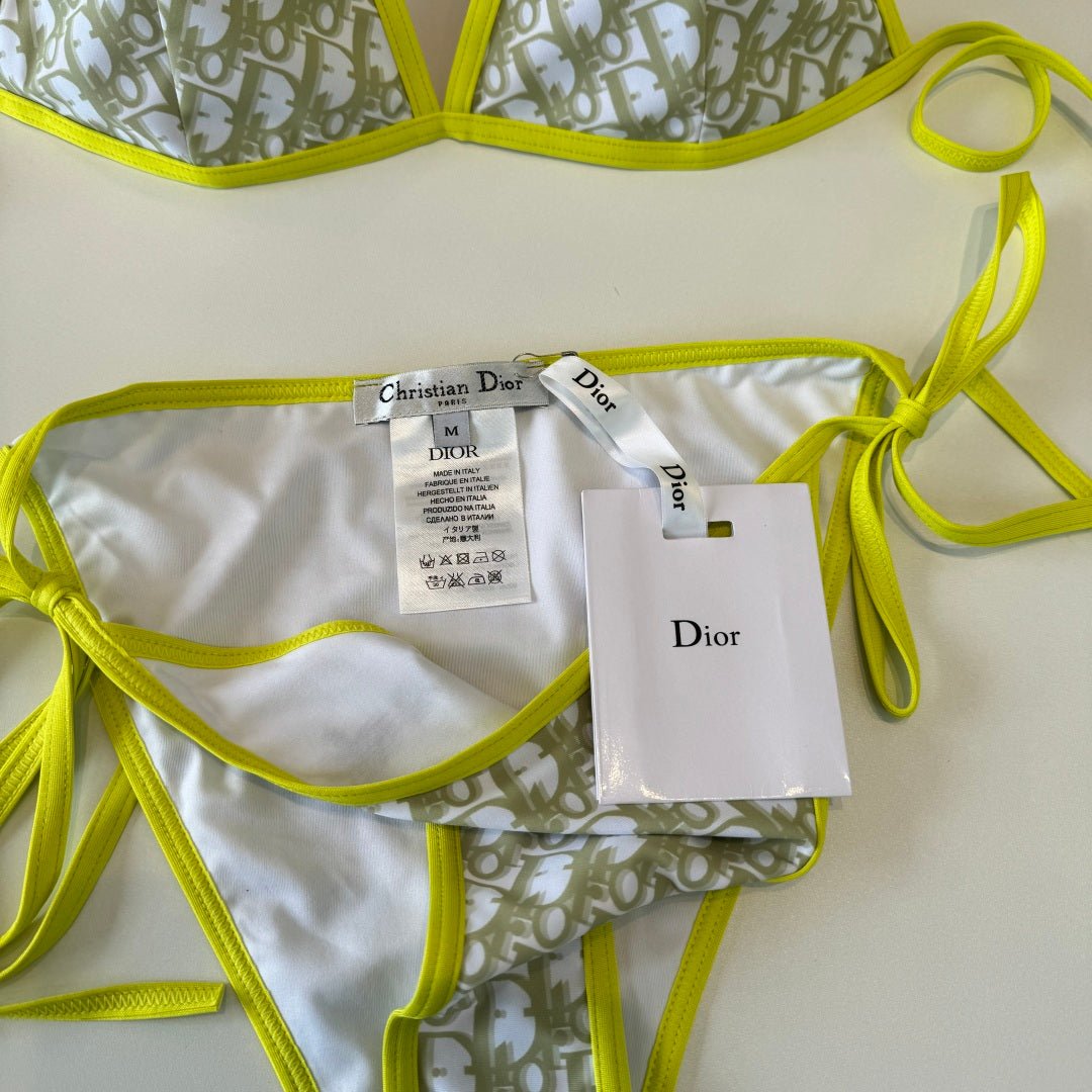 CD 26s Two-Piece Bikini Yellow in Polyamide 241815 - Image 7