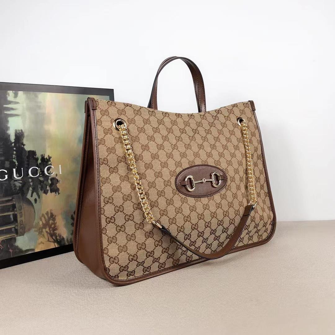 Gucci Horsebit 1955 Medium Tote Bag - Image 3