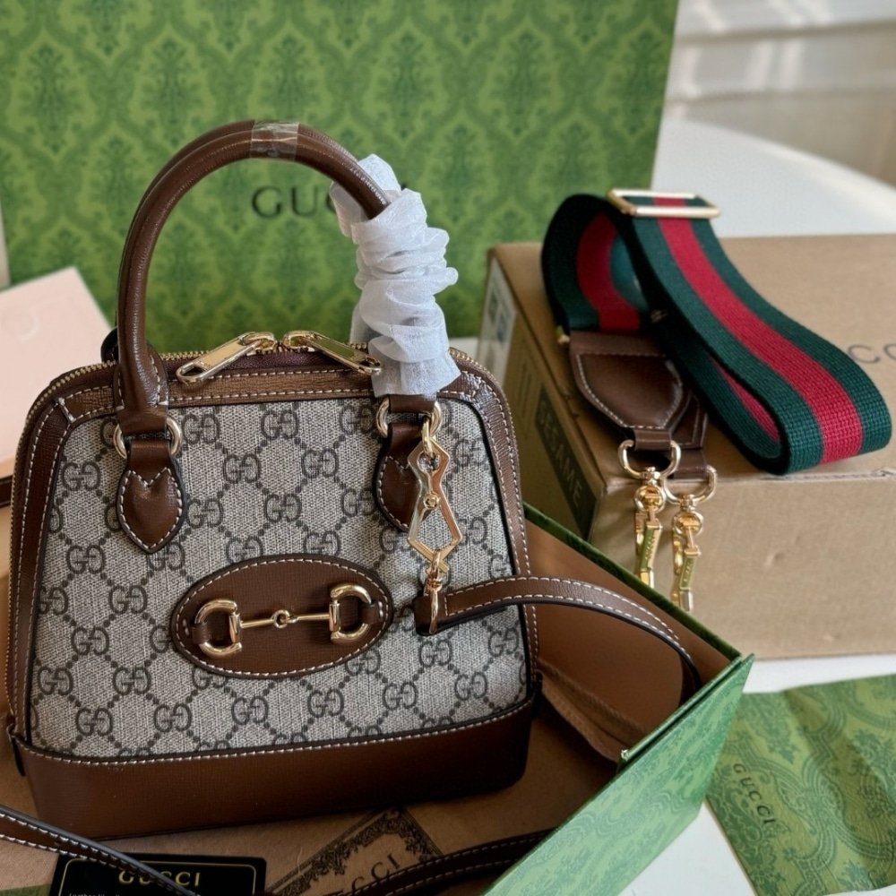 Alternative view of Gucci Horsebit 1955 Beige Dark Brown 20Cm