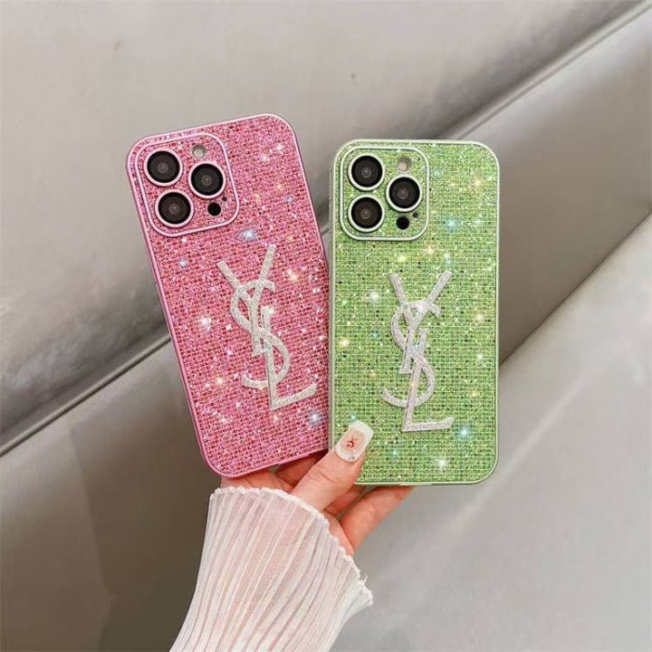 Alternative view of YSL All-Color Glitter iPhone Case (Multi-Color)