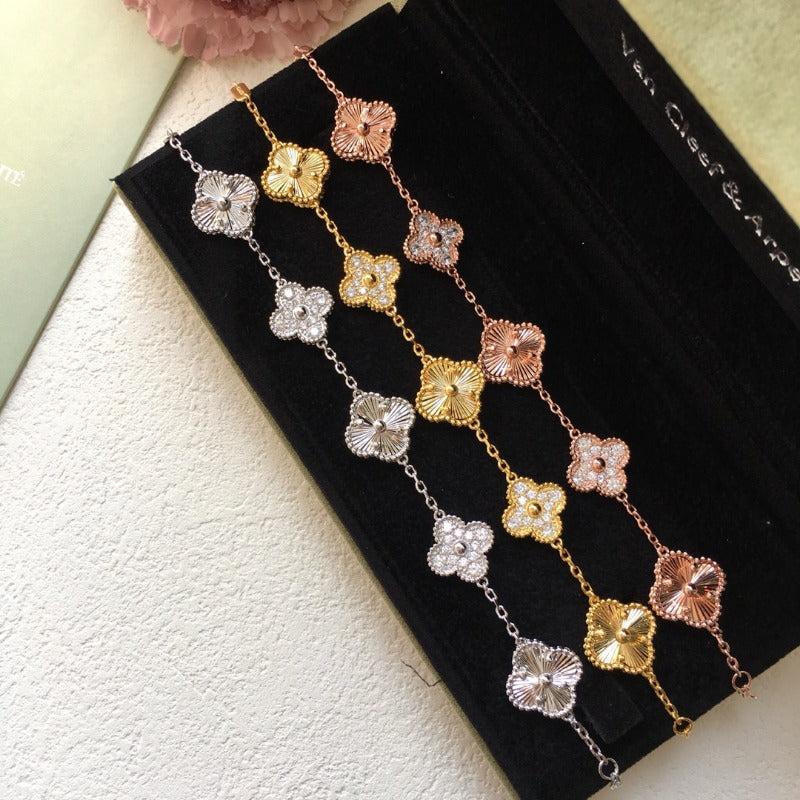 Alternative view of Van Cleef Alhambra 18K Gold Plated Bracelet