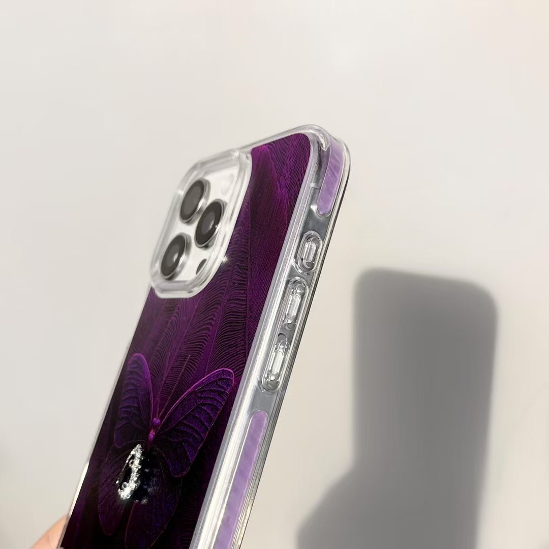 Best Luxury Purple IPhone Case With Hand Chain - Image 4