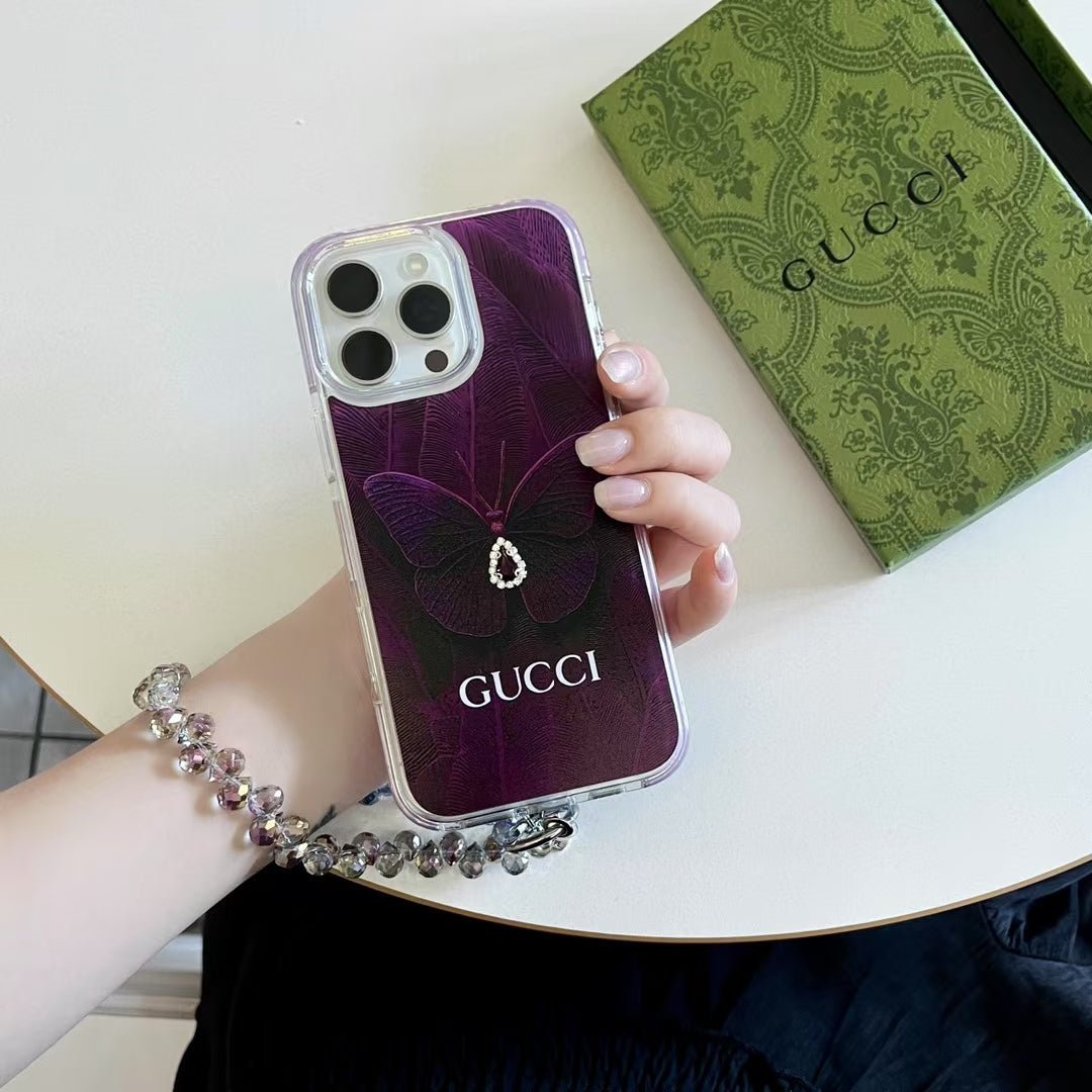 Best Luxury Purple IPhone Case With Hand Chain - Image 9