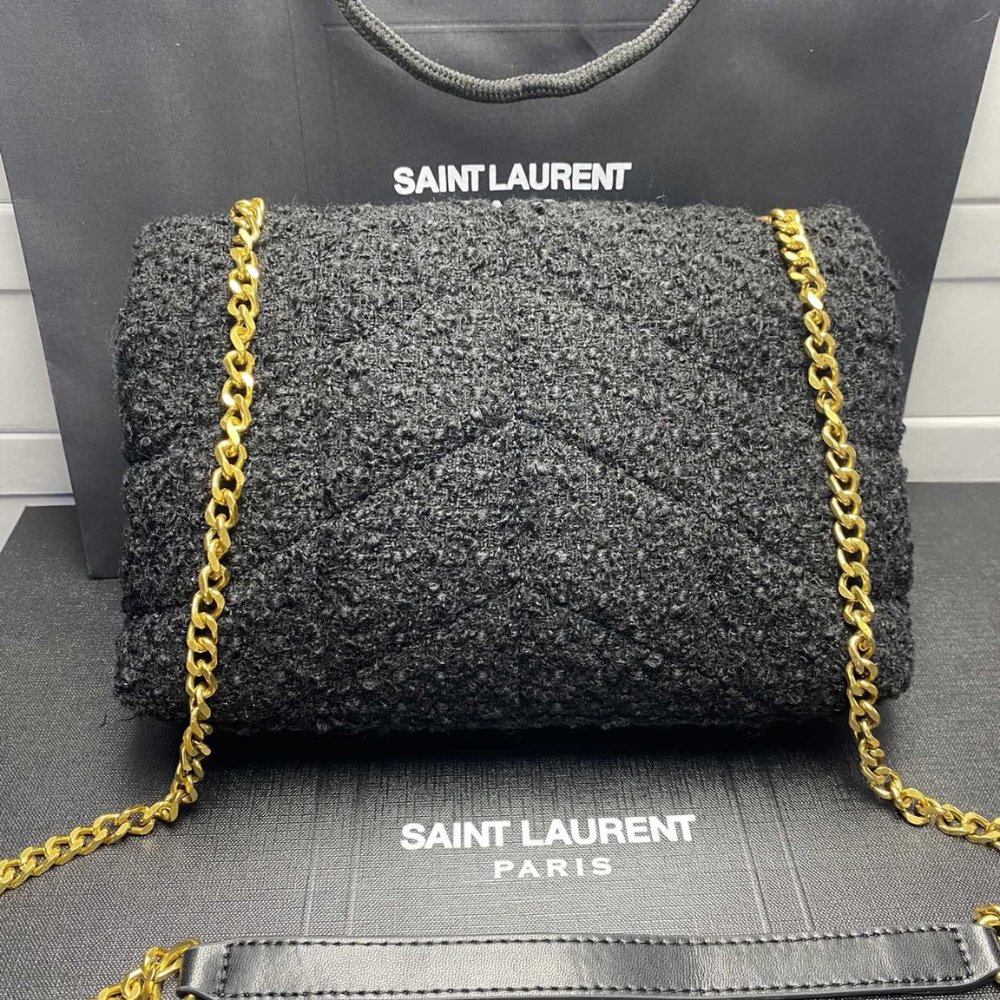 Saint Laurent Small Loulou Boucle Bag Black 23Cm - Image 5