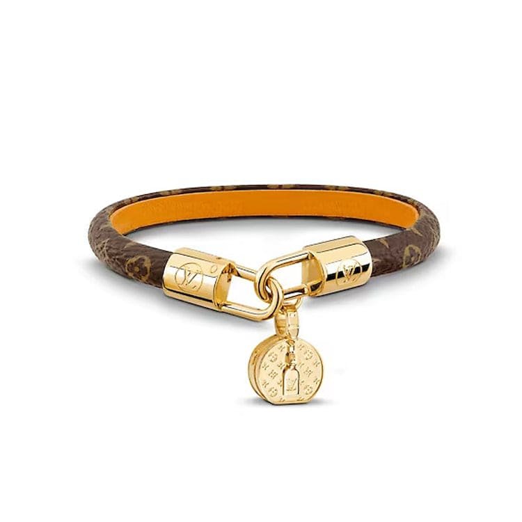 LV Monogram Leather Bracelet