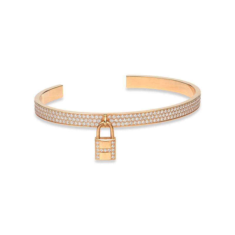 Hermès Kelly Rose Gold Plated Full Bangle