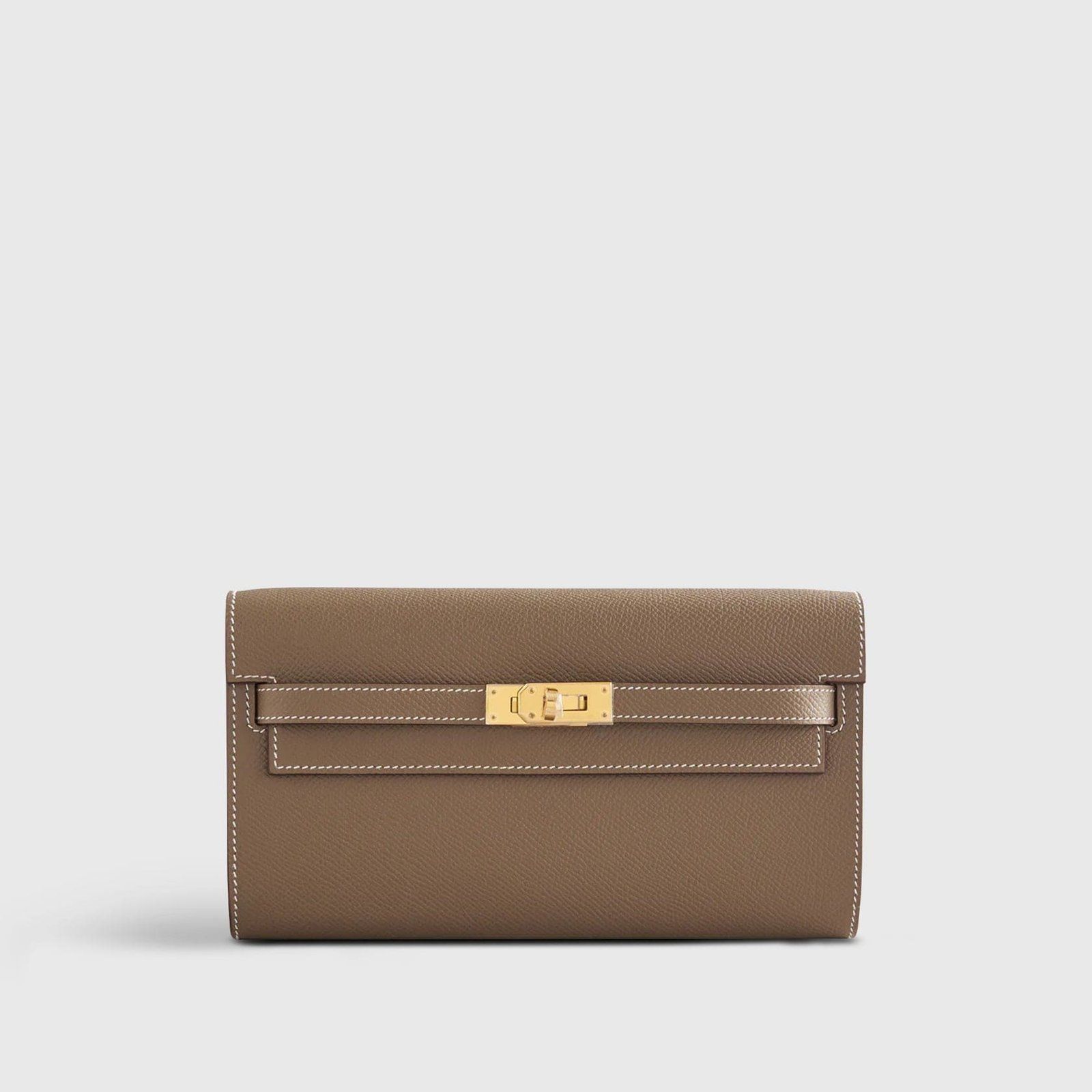 Hermès Kelly To Go Epsom Etoupe Gold