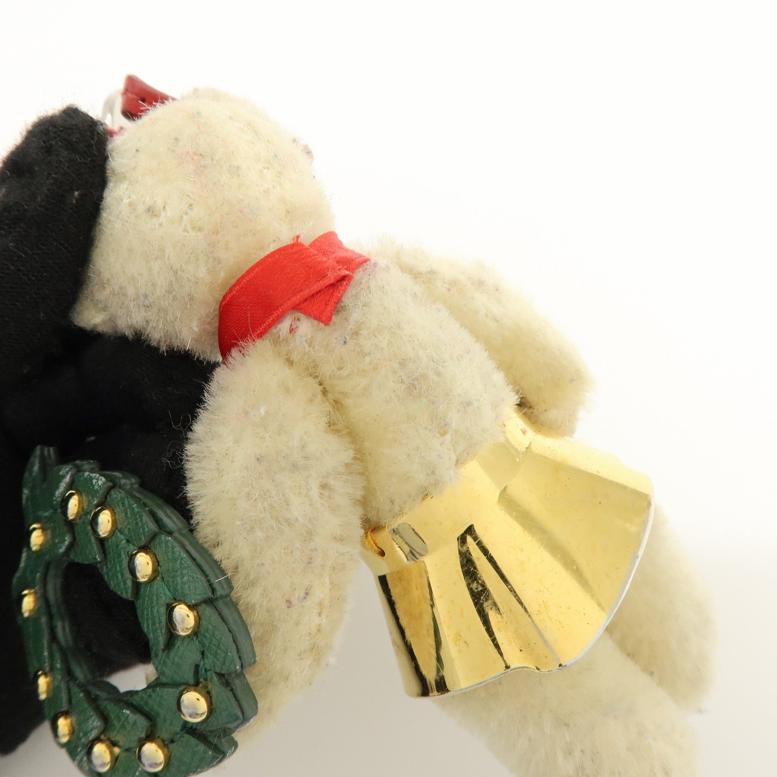 Prada Plush Material Red Bear Keychain - Image 10