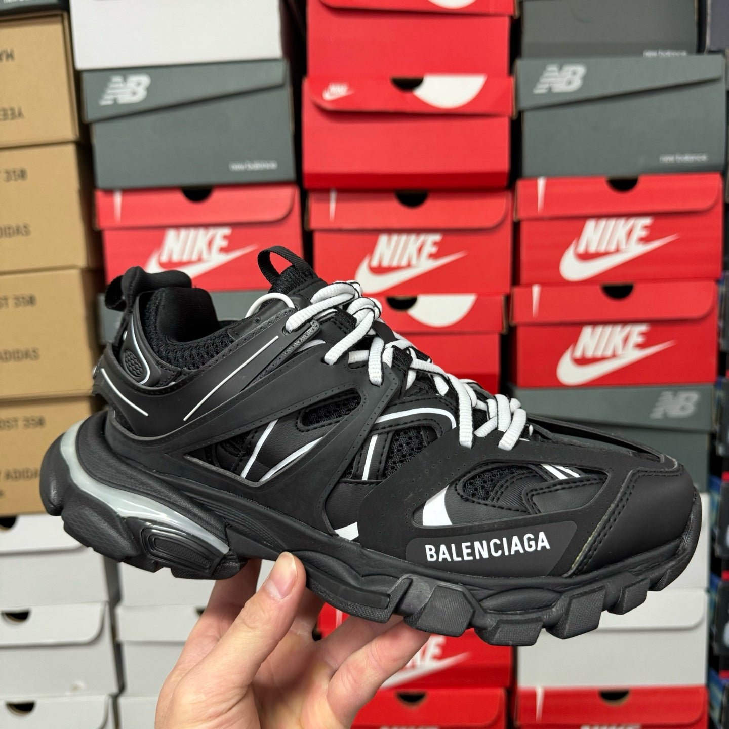Alternative view of Balenciaga Track Led 3.0 - (BLACK/WHITE)