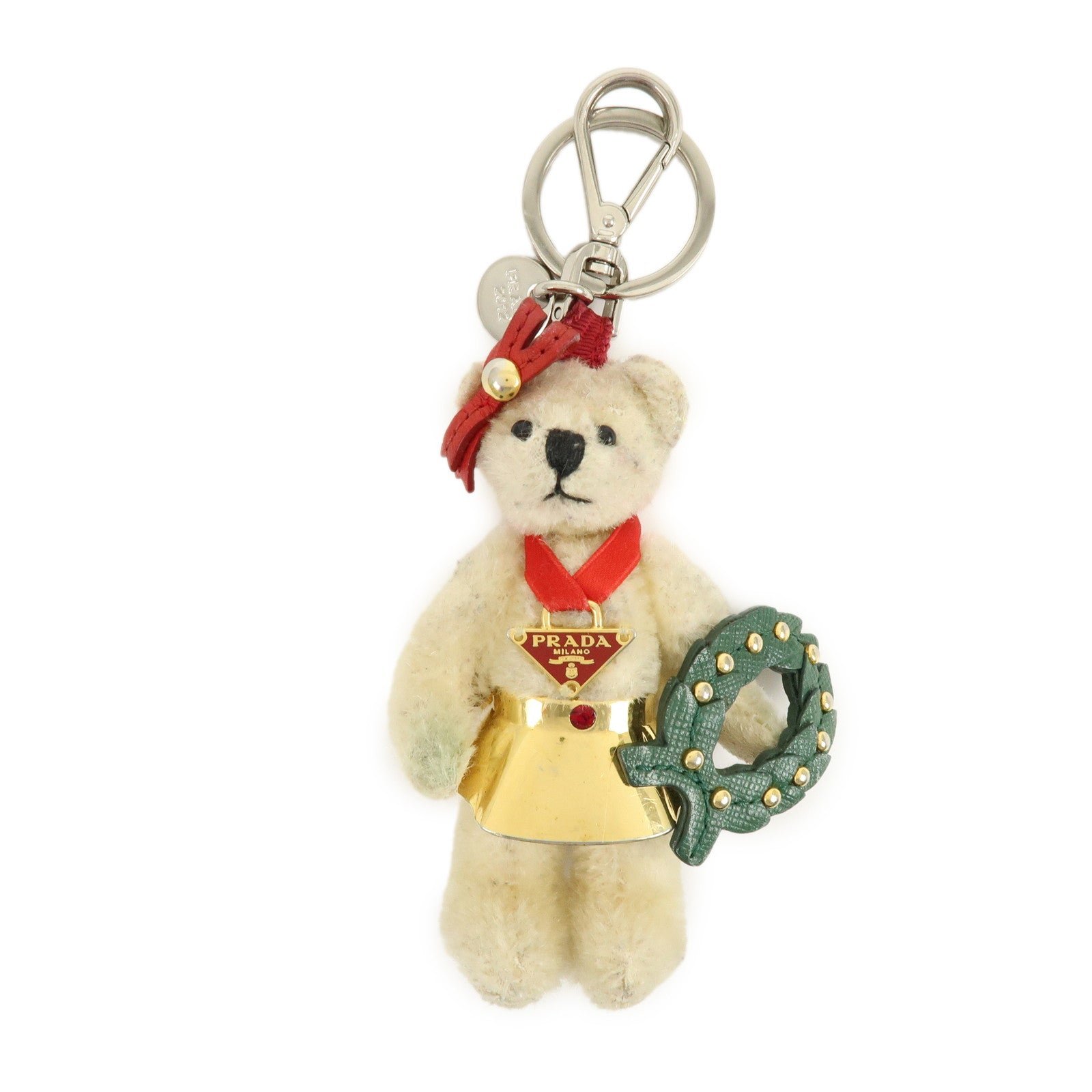 Prada Plush Bear Keychain