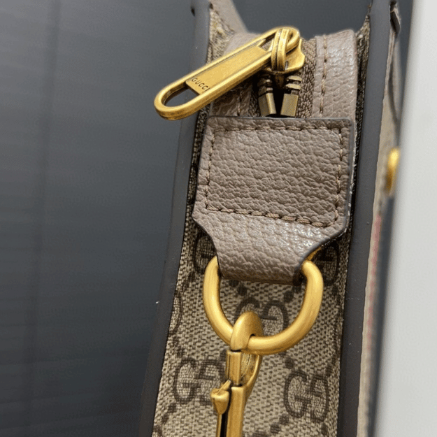 Gucci Ophidia Gg Small Shoulder Bag Beige 8.6 Inches - Image 5