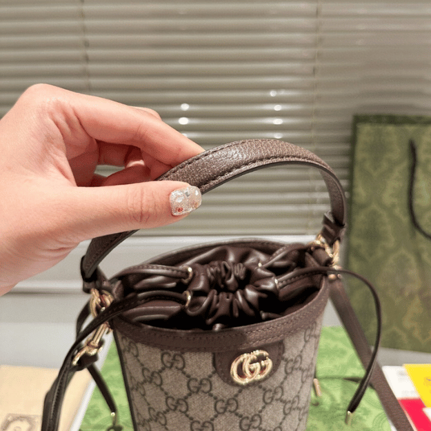 Gucci Ophidia Mini Bucket Bag Canvas - Image 4