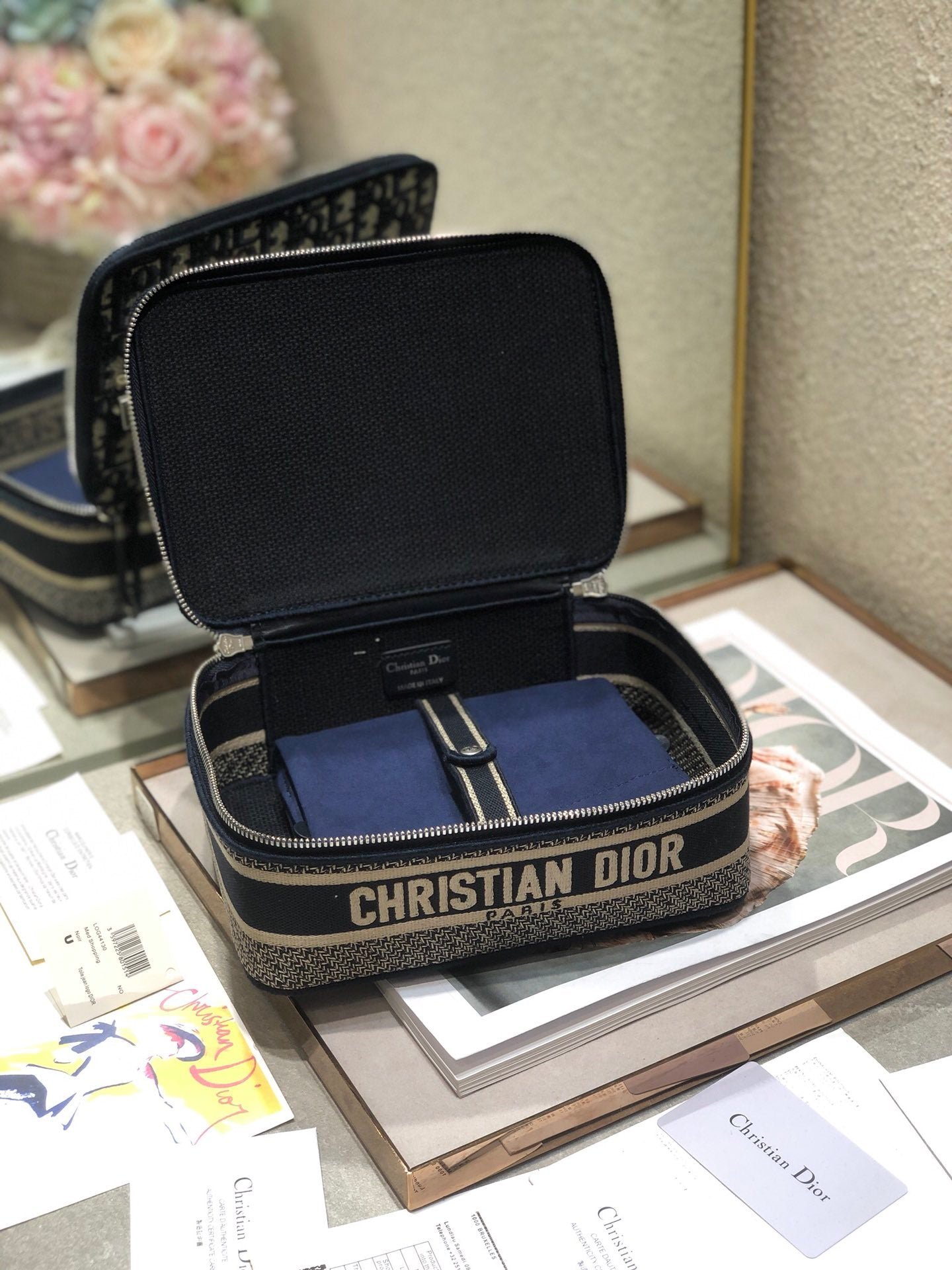 Dior Vanity Series 24 Black Oblique Jacquard Bag - Image 7