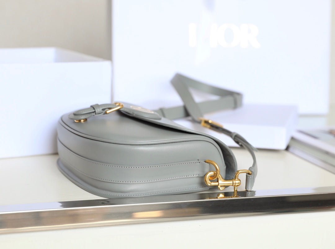 Dior Medium Bobby 22cm Dark Grey Calfskin Bag - Image 10