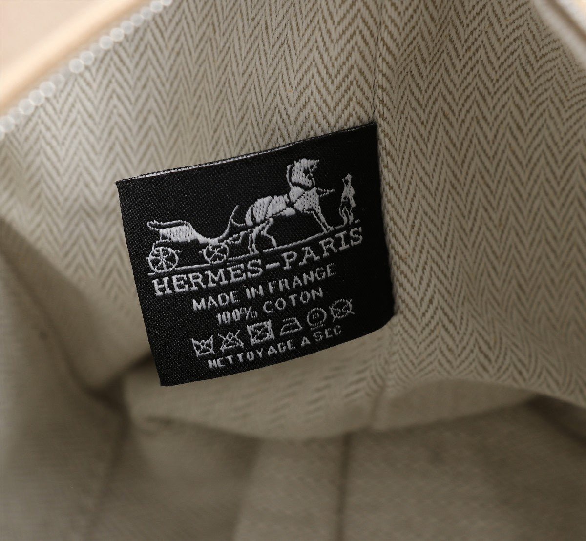 HERMES BRIDE-A-BRAC 25 BEIGE CANVAS - Image 9