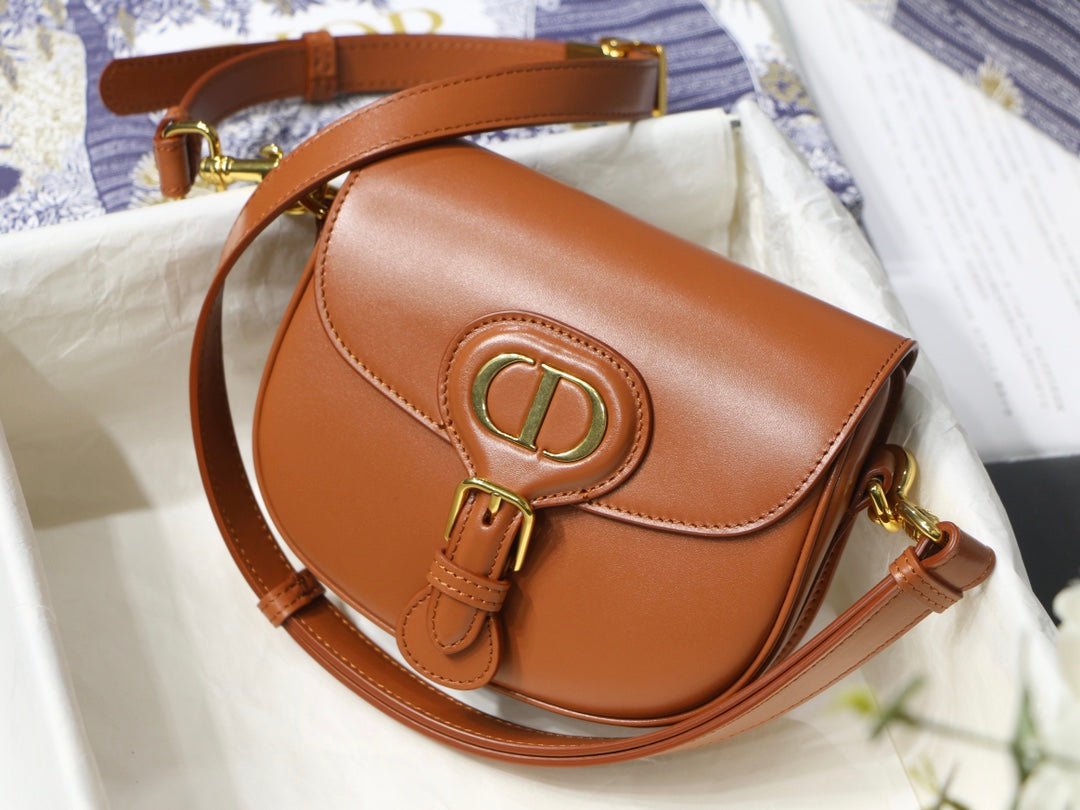 Alternative view of Dior Small Bobby 18 Calfskin Bag Cinnamon Brown