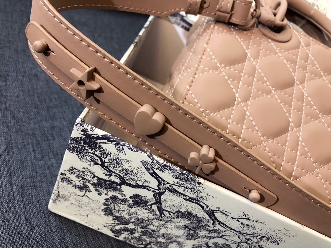 Dior Medium Lady 20 Camel Brown Calfskin Handbag - Image 7