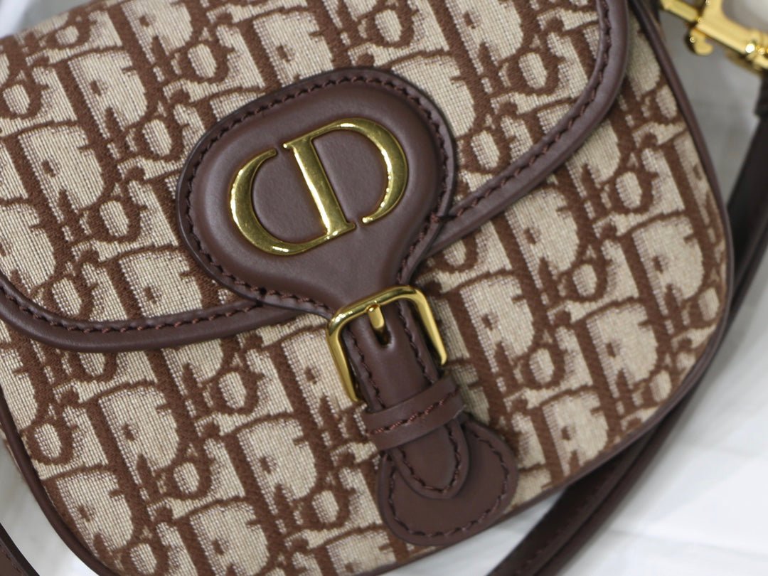 Alternative view of Dior Medium Bobby 22cm Chocolate Oblique Canvas Bag