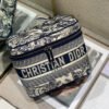 Dior Vanity 25 Blue Jungle Canvas Makeup Bag