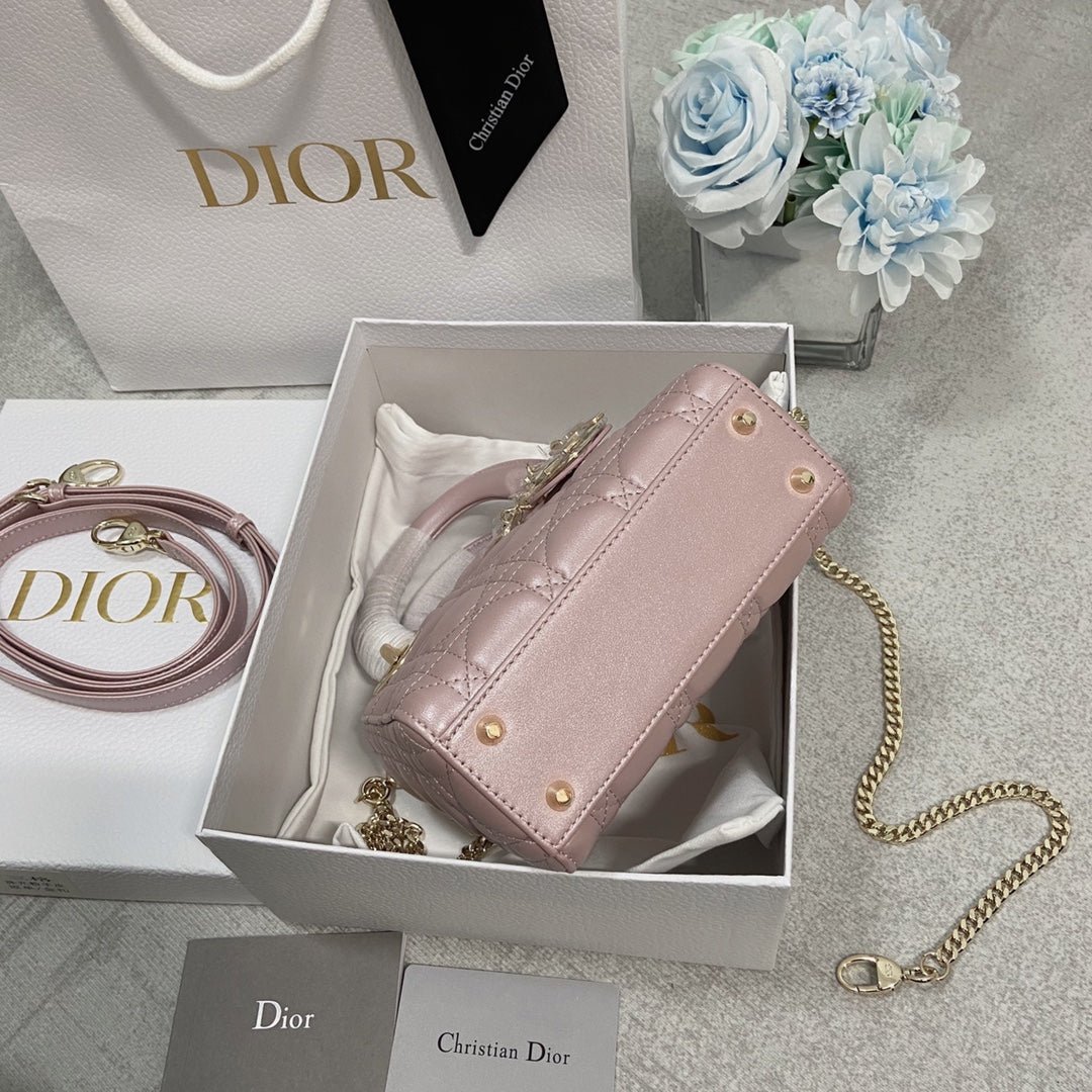 Alternative view of Dior Mini Lady Fresh Pink Quilted Bag