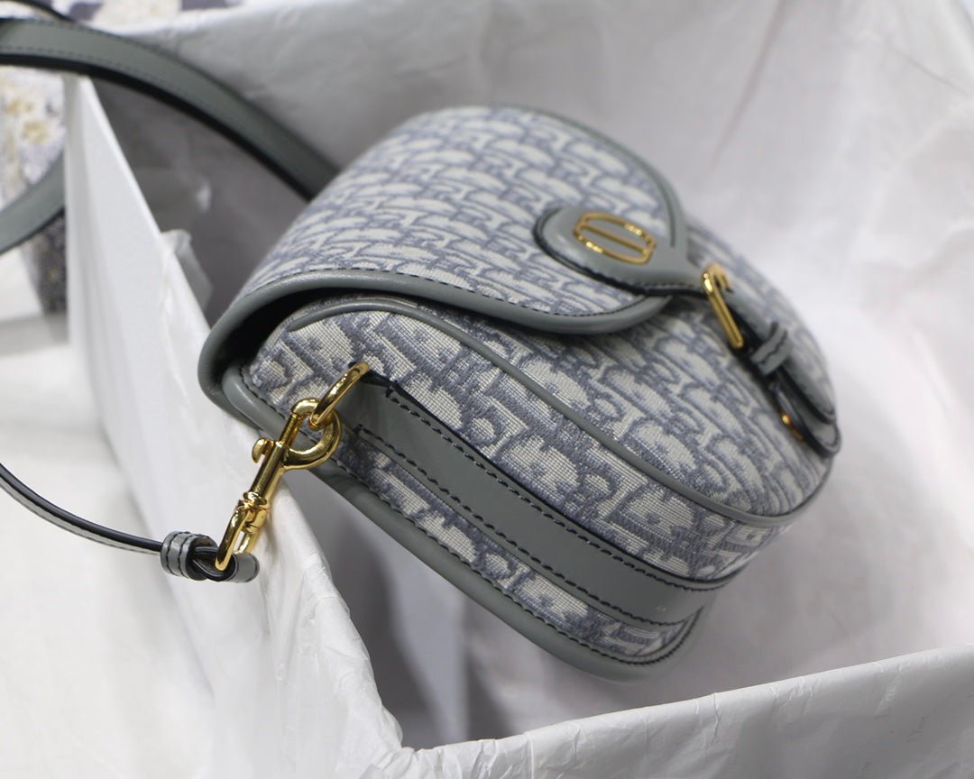 Alternative view of Dior Medium Bobby 22cm Grey Oblique Canvas Bag