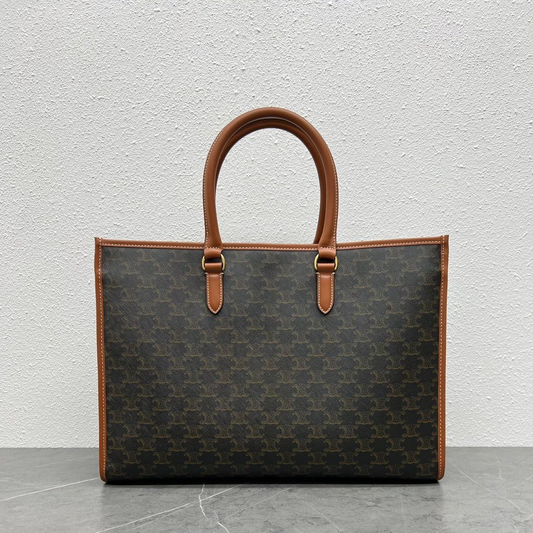 Alternative view of Celine Cabas Triomphe Canvas Tote