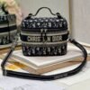 Dior Vanity Series Black Oblique Jacquard Bag