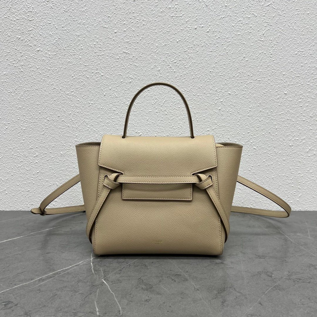 Celine Nano Belt Grain Leather Handbag