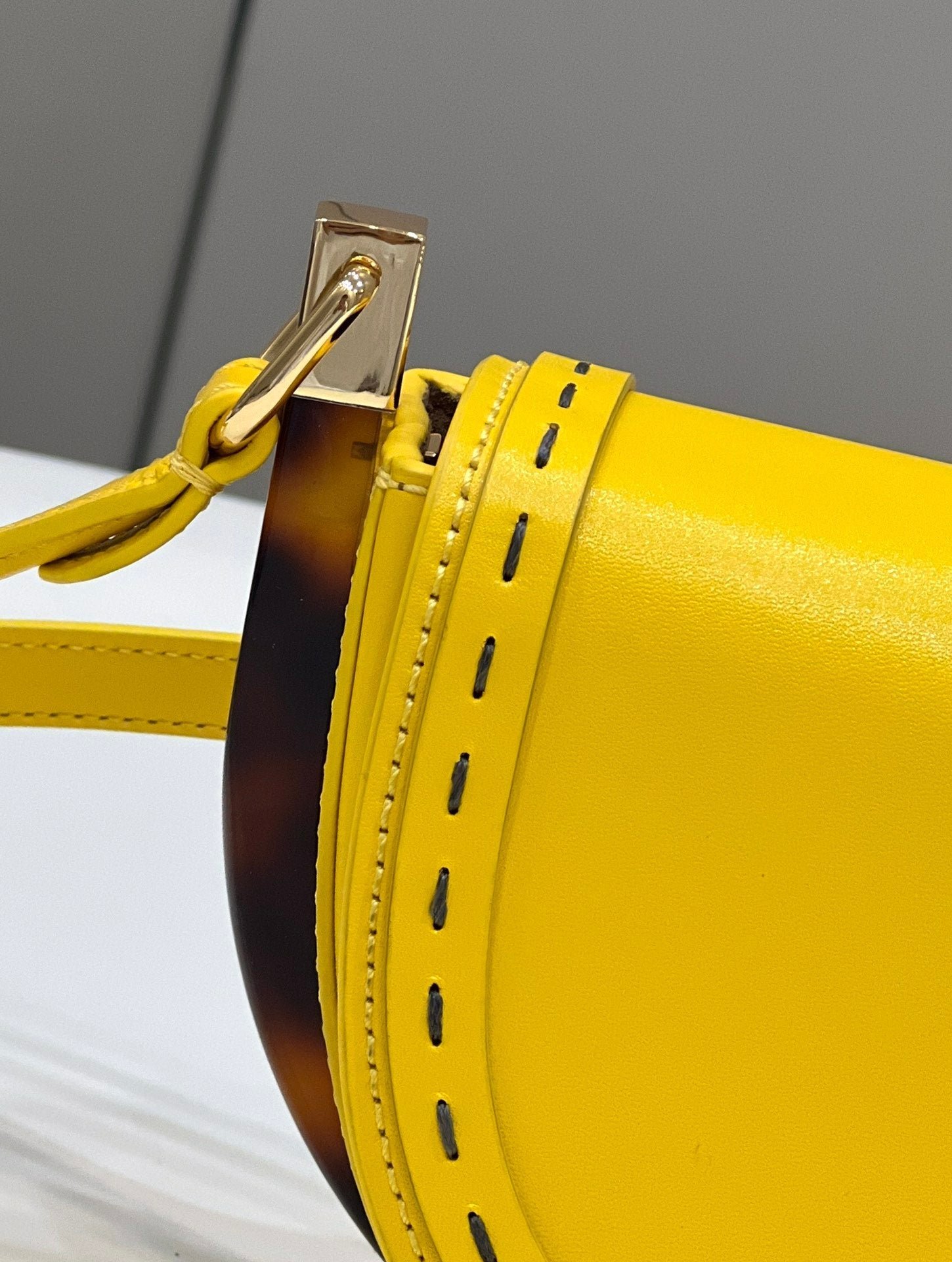Fendi Moonlight 19 Sunflower Yellow Calfskin - Image 5